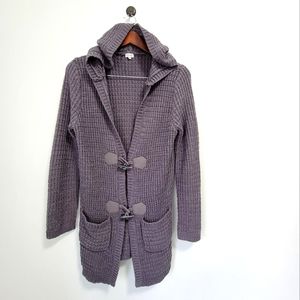 Kismet Oversized Knit Hooded Cardigan  - Size US XS